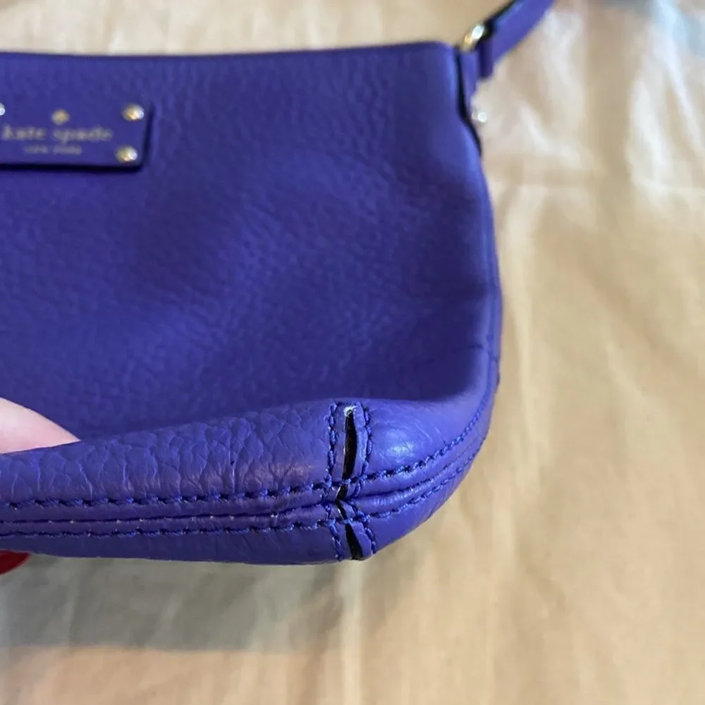Kate Spade NWOT cross body leather Purple color impeccable
